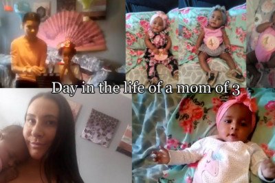 DAY IN THE LIFE WITH A NEWBORN/MOM OF 3/ BABY UPDATE