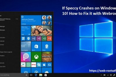 How to Fix it with Webroot If Speccy Crashes on Window 10?
