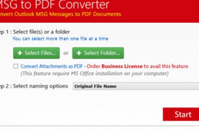 How to Open Outlook MSG File to PDF Adobe documents