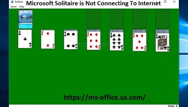 How To Resolve Microsoft Solitaire is Not Connecting To Internet?
