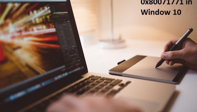 What is the Way To Resolve Error 0x80071771 in Window 10?