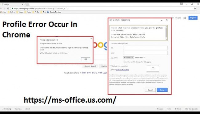 How To Fix If Profile Error Occur In Chrome?