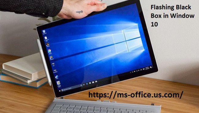 How Do I Fix Flashing Black Box In Window 10?
