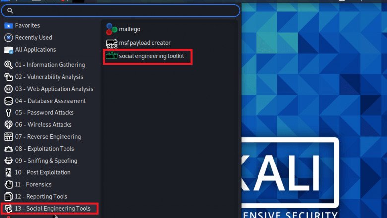 Social Engineering in Kali Linux - javatpoint