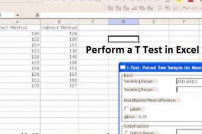 How Do I Perform A T Test In Excel?