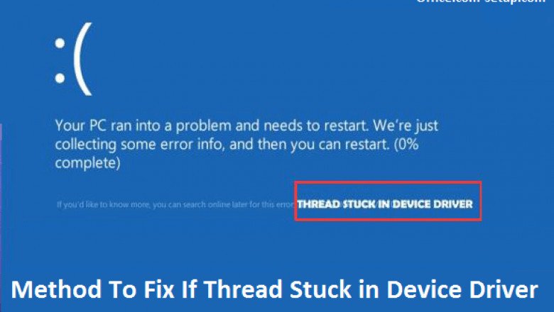 How To Fix If Thread Stuck In Device Driver?