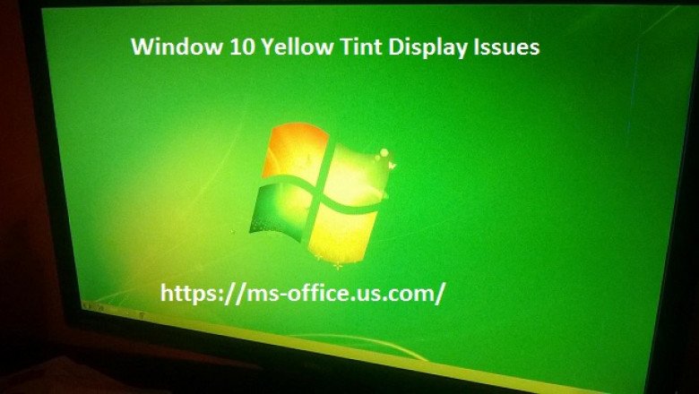 How to Fix Window 10 Yellow Tint Display Issues?