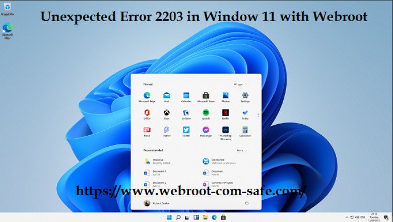 What is the Method To Fix Unexpected Error 2203 in Window 11?