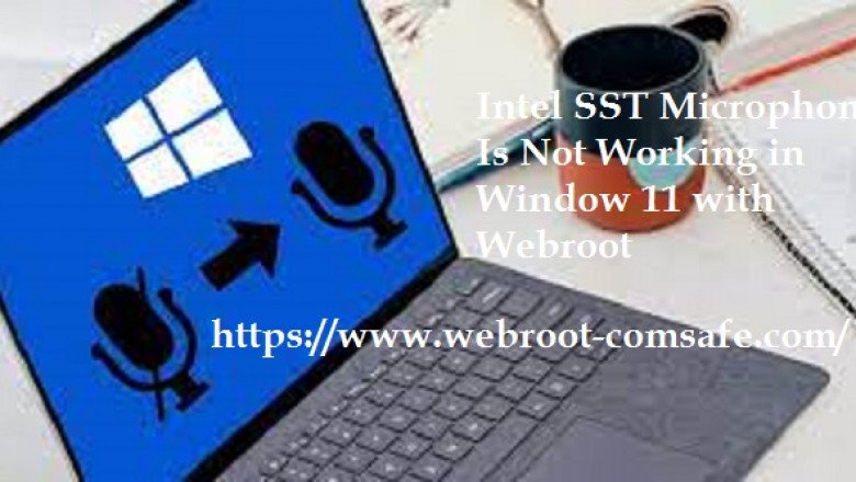 How Do I Fix If Intel SST Microphone Is Not Working in Window 11 with Webroot?