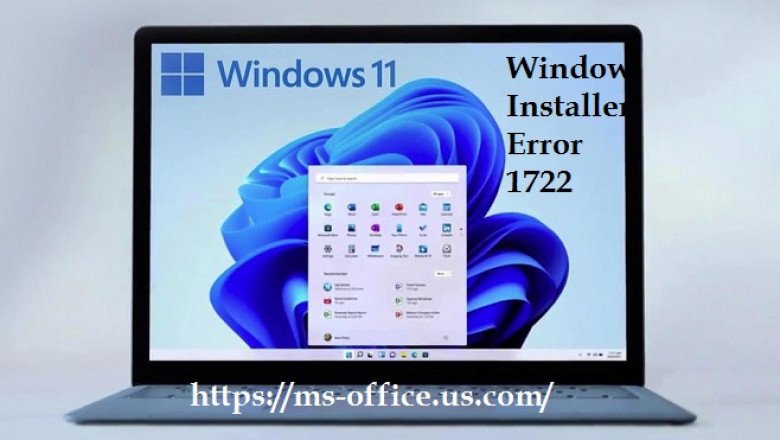 What is the Method to Fix Window Installer Error 1722 in Window 11?