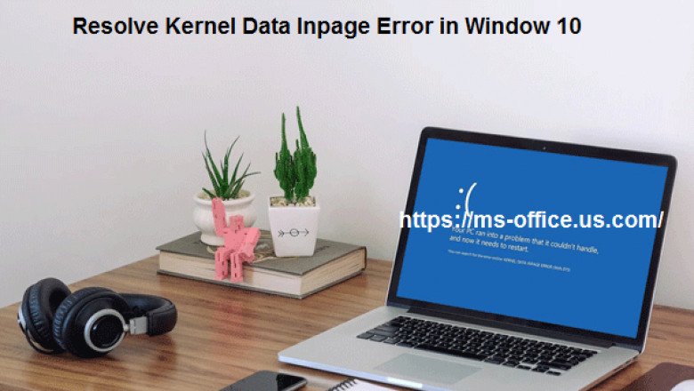 How To Resolve Kernel Data Inpage Error in Window 10?