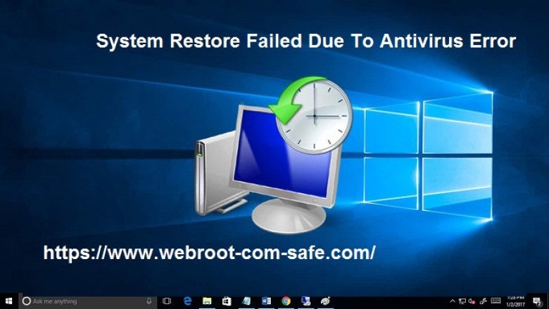 How to Fix If System Restore Failed Due To Antivirus Error?