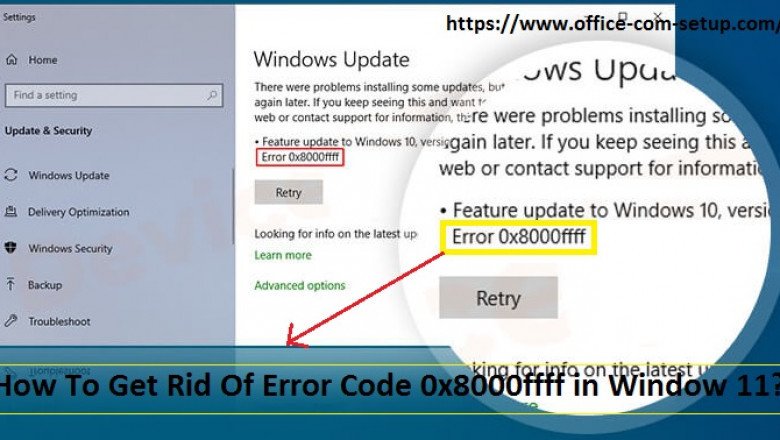 Solutions to Resolve Error Code 0x8000ffff in Window 11