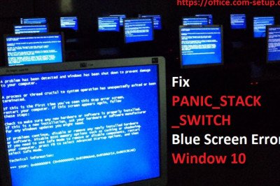 What is the Method to Fix PANIC_STACK _SWITCH Blue Screen Error?