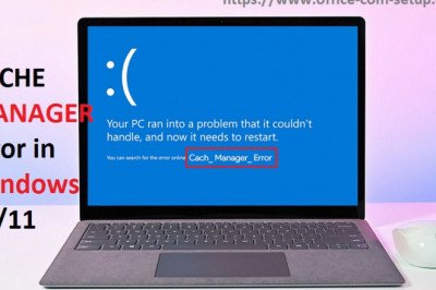 Method To Resolve Cache Manager Error In Windows