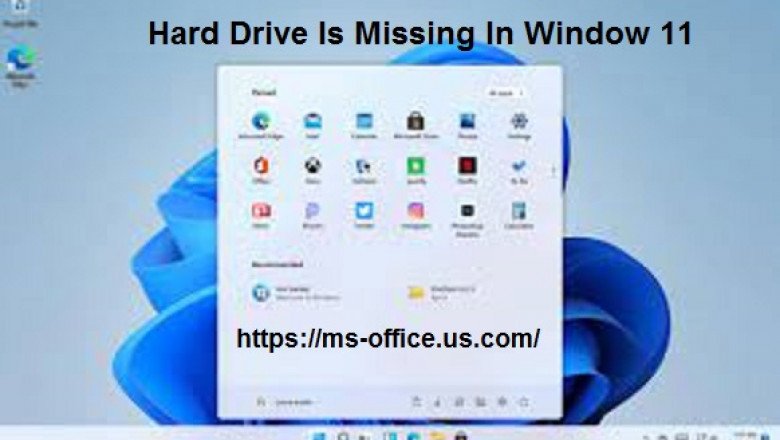 How To Fix If Hard Drive Is Missing In Window 11?