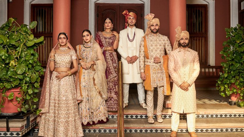 Traditional Indian wedding dress for men and women
