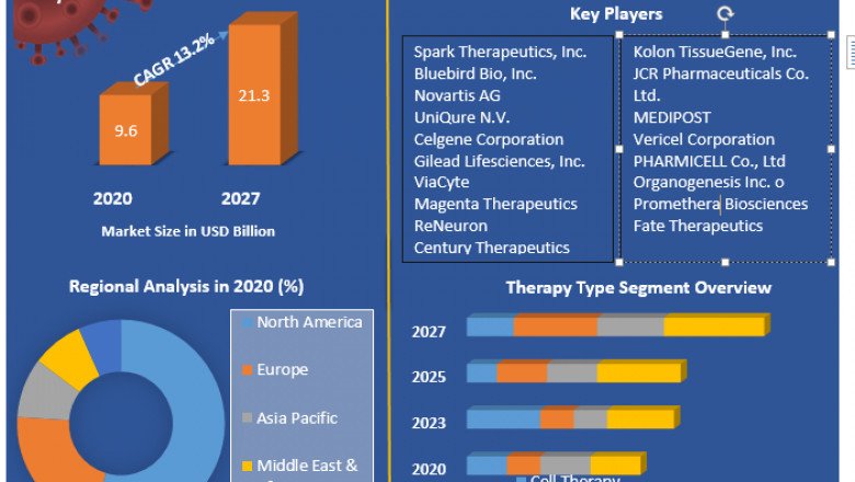 Global Advanced Therapy Medicinal Products Market size, share, demand, manufacturers, drivers and trends to 2027