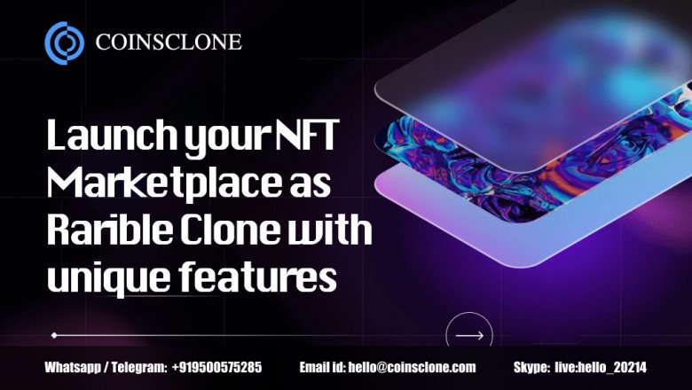 Launch your NFT Marketplace as a Rarible Clone with unique features!!