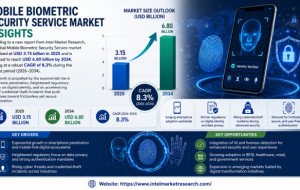 Mobile Biometric Security Service market was valued at USD 3.15 billion in 2025