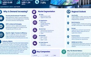 Semiconductor PCD Micro Drills Market Size to Reach USD 61.87 Million by 2034 | CAGR 6.1% | Market Size, Share, Growth, Forecast &amp; Outlook