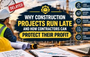 Why Construction Projects Run Late and How Contractors Can Protect Their Profit