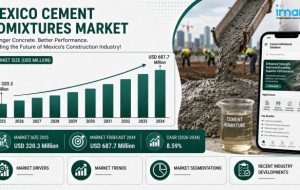 Mexico Cement Admixtures Market Size Projected to Reach USD 687.7 Million by 2034