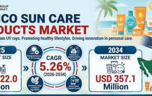 Mexico Sun Care Products Market Size Projected to Reach USD 357.1 Million by 2034 with a CAGR of 5.26%