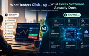 What Traders Click vs What Forex Software Actually Does