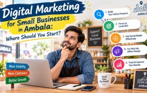 Digital Marketing for Small Businesses in Ambala: Where Should You Start?